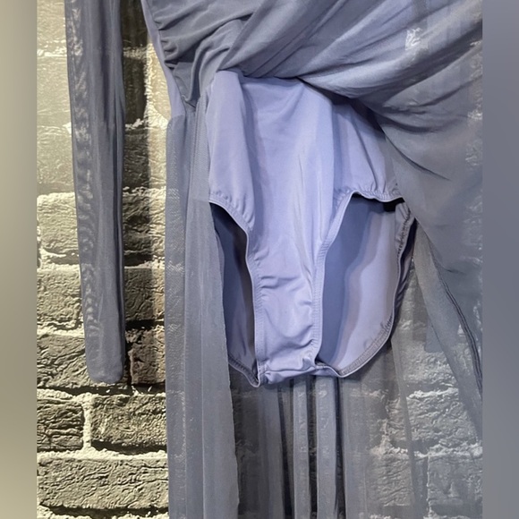 WEISSMAN Periwinkle Dance Recital Dress Flowy and Very Elegant Adult Small - Picture 5 of 6